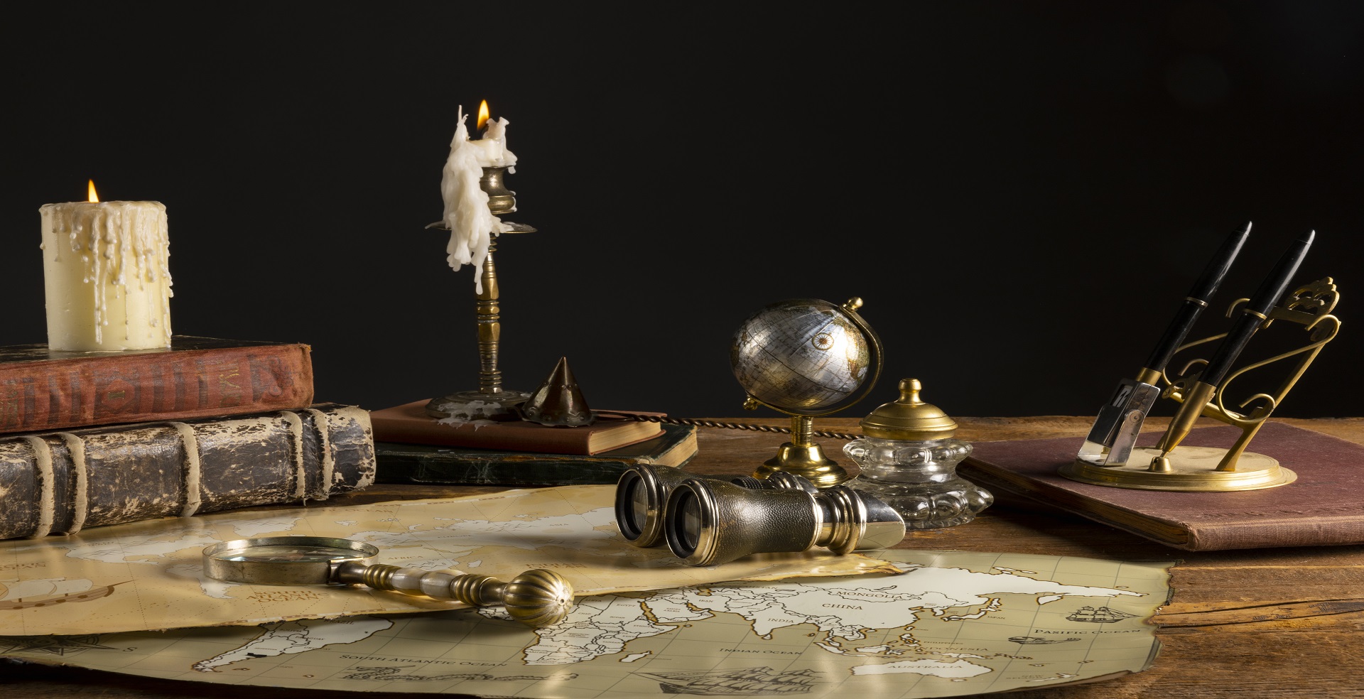 pirate-artifacts-arrangement-still-life